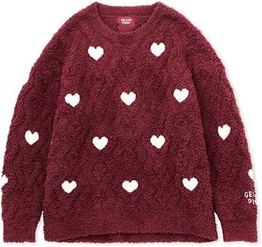 ジェラートピケ 【HOLIDAY】ハートアランロン　完売品　レア 新品 ジェラートピケ ハートアランプルオーバー&ロングパンツ